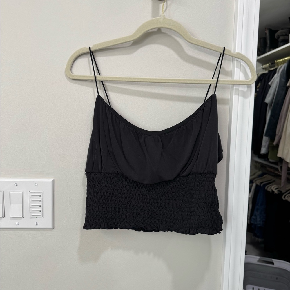 Aqua Black Women's crop Top